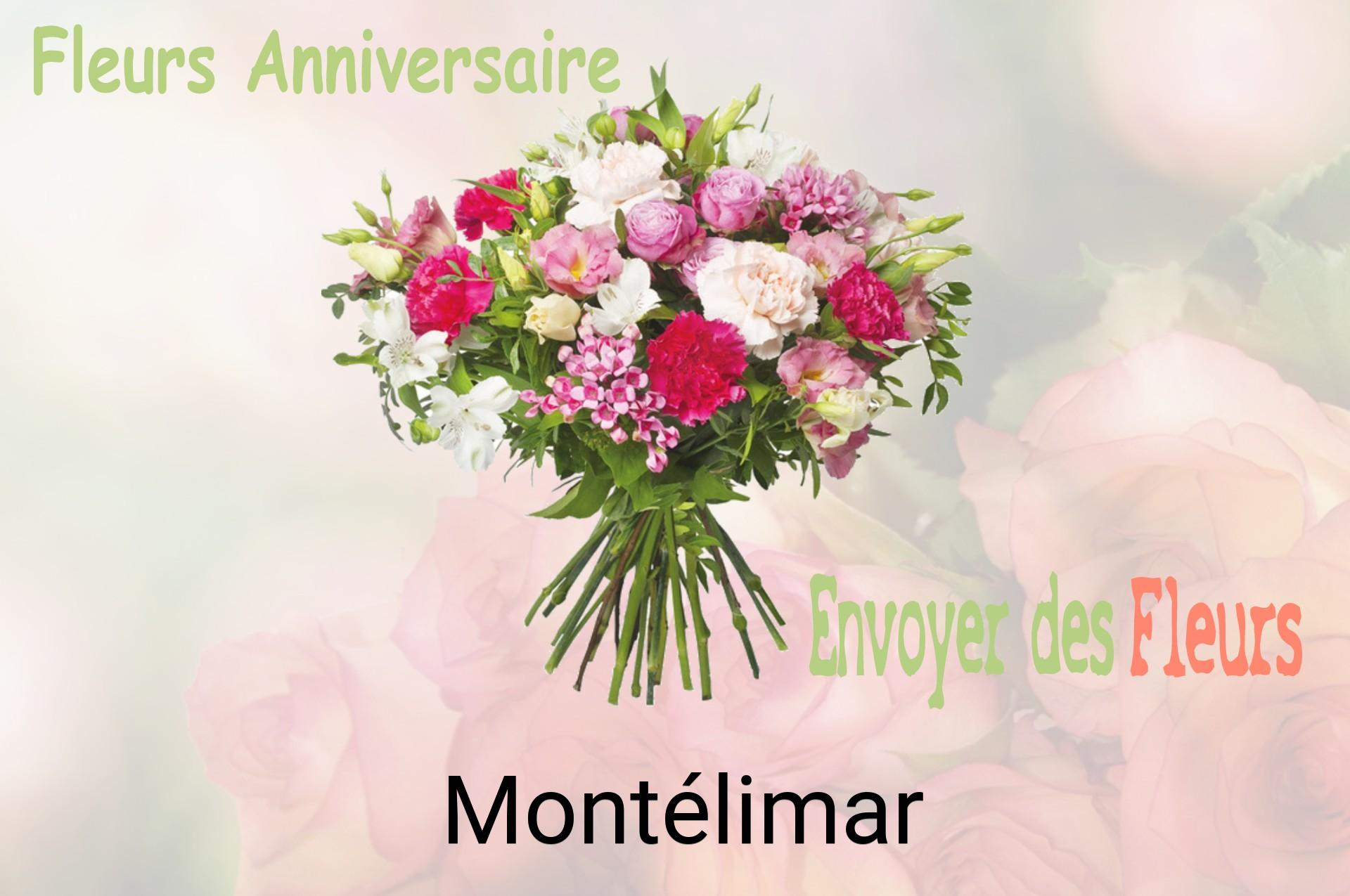 Bouquet de fleurs d’anniversaire livré à Montélimar